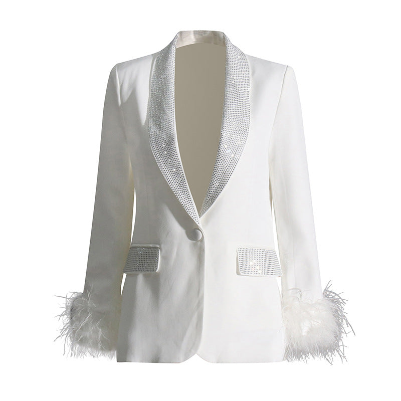 GR women's suit made of fine polyester