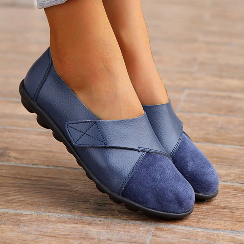 GR | Orthopedic Leather Slip-On Loafers for Women