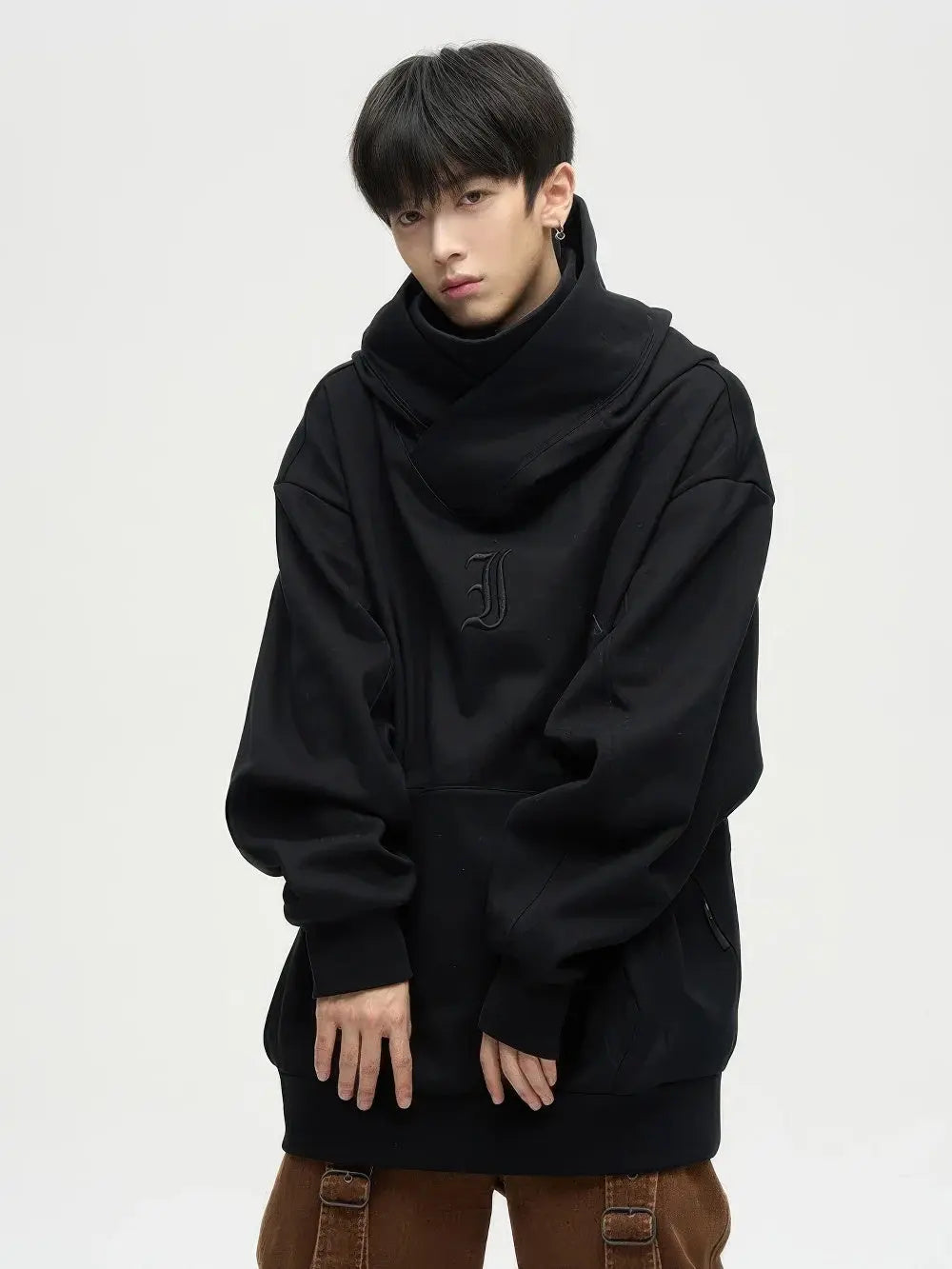 GR | Ninja Rollkragen Kapuzenpulli