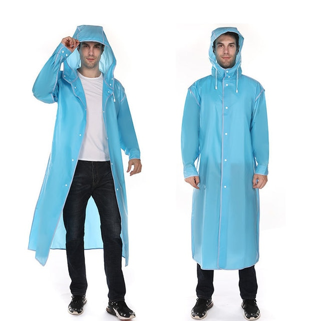 GR - Experience comfort in the rain with this unisex rain jacket