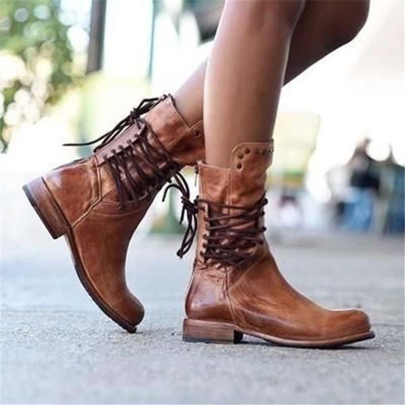 GR | Elegant leather boots for women