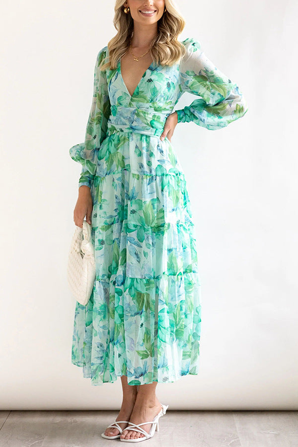 GR | Wickelkleid Mit Blumenmuster Für Damen