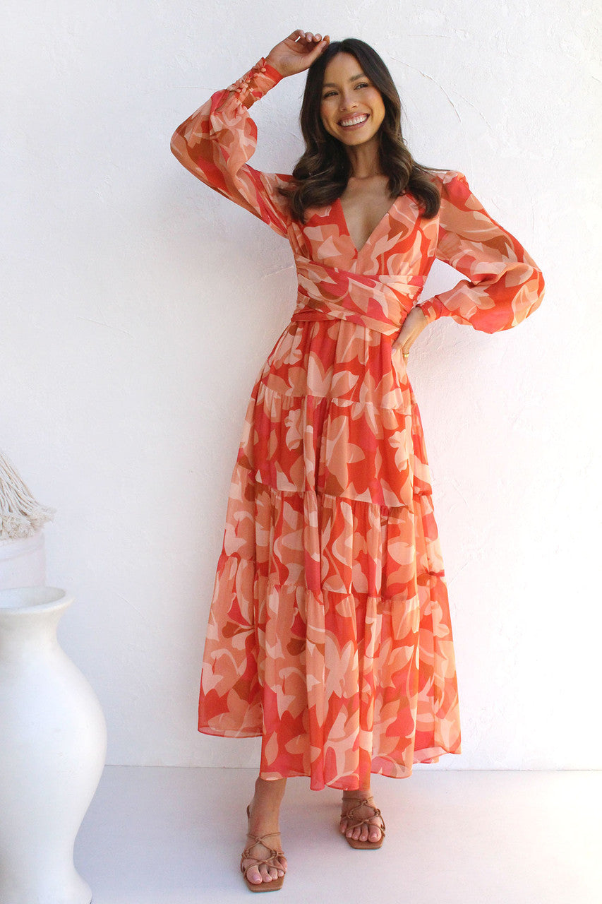 GR | Wickelkleid Mit Blumenmuster Für Damen
