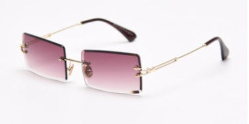 GR | Fashionable rectangular sunglasses in retro style