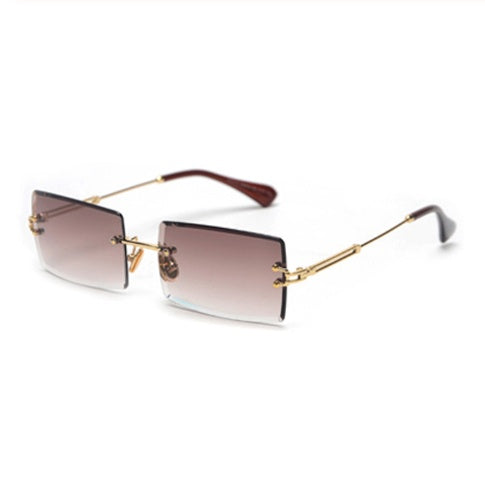 GR | Fashionable rectangular sunglasses in retro style