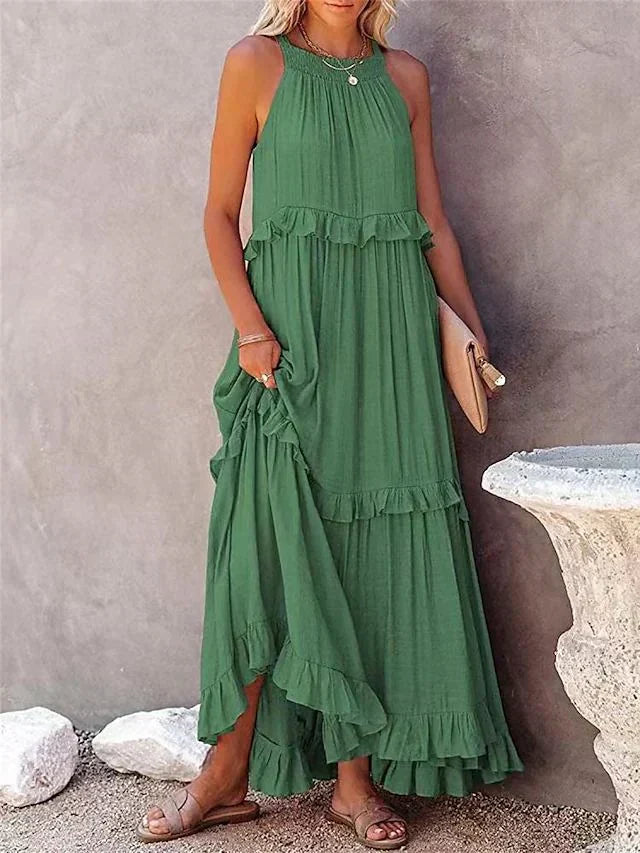 GR | Beach dresses with ruffles