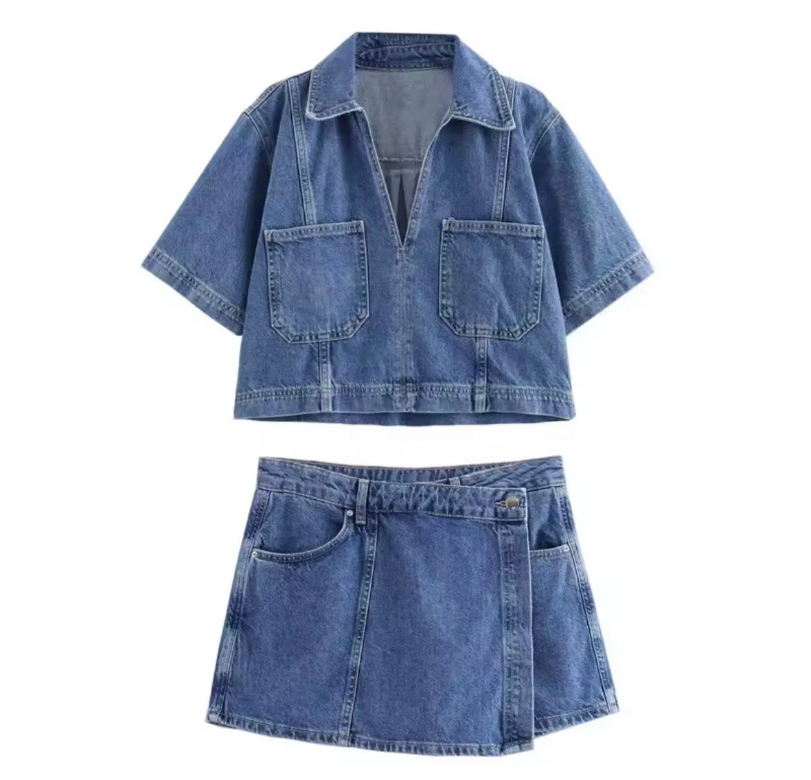 GR | Trendiges Denim Satz Urban Chic