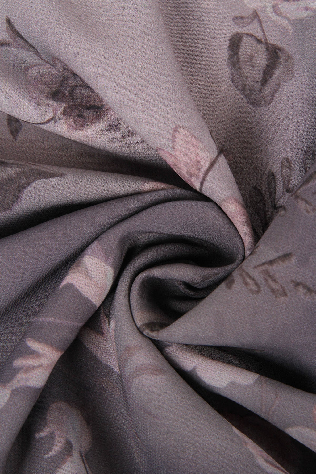 GR | Midikleid mit Blumenmuster und V-Ausschnitt