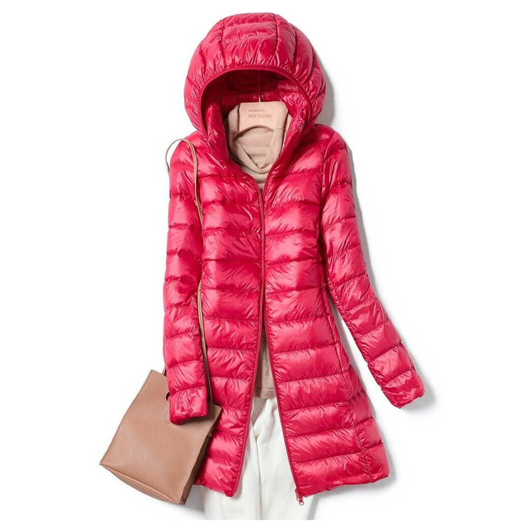 GR | Women's jacket - quilted jacket with hood