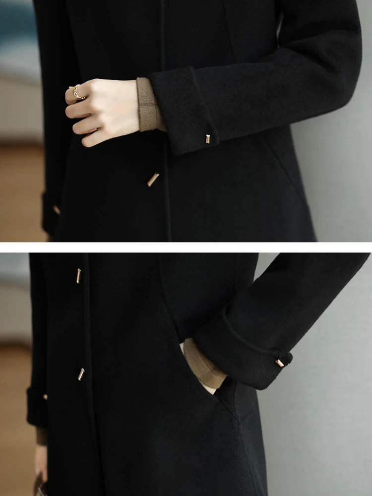 GR | Classic trench coat with peak collar