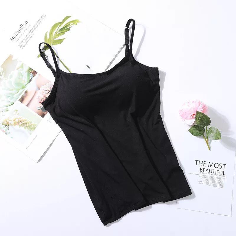 GR | Comfortable tank top with integrated bra for women
