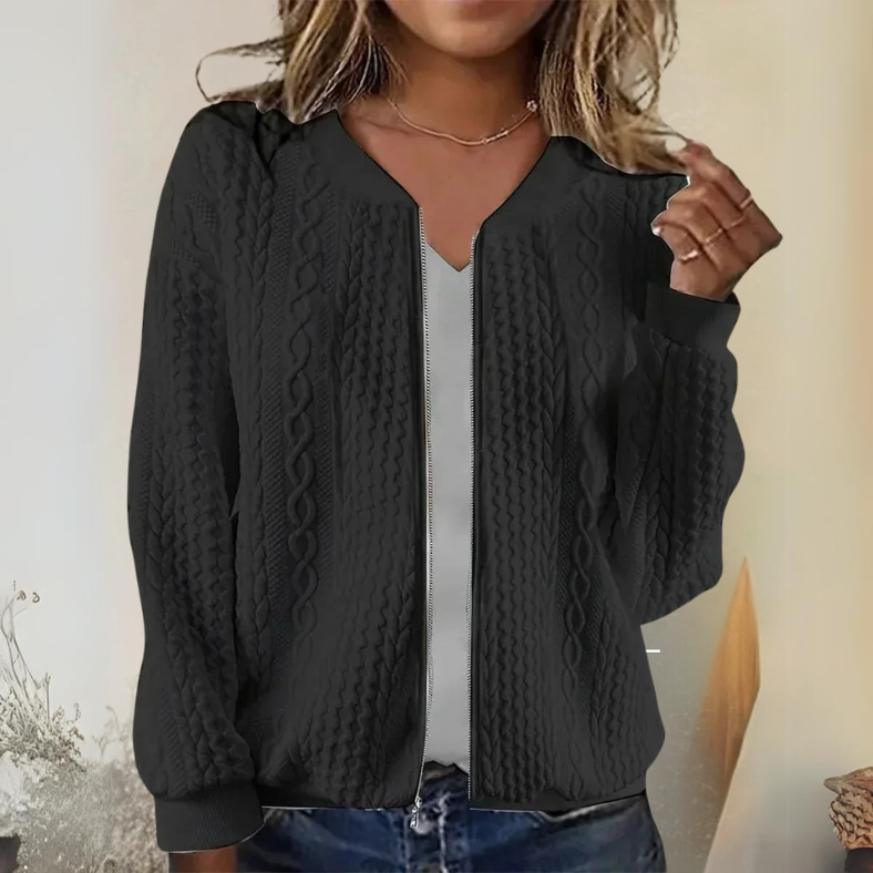 GR | Comfortable zip-up jacket for women