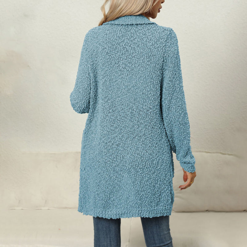 GR | Lässiger Einfarbiger Cardigan
