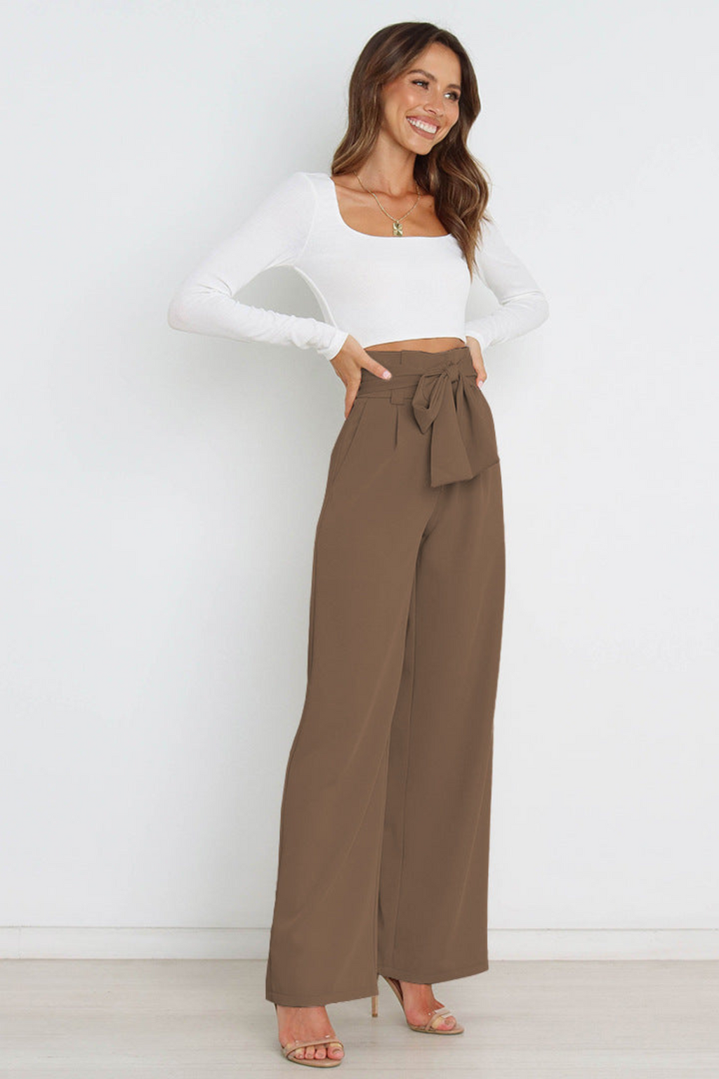 GR | Leinenhose Für Frauen Lang