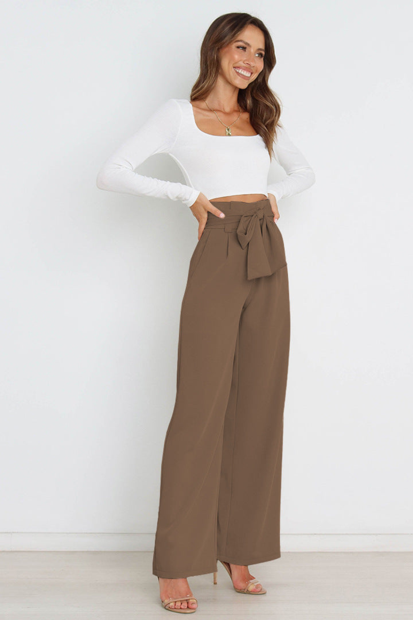 GR | Leinenhose Für Frauen Lang