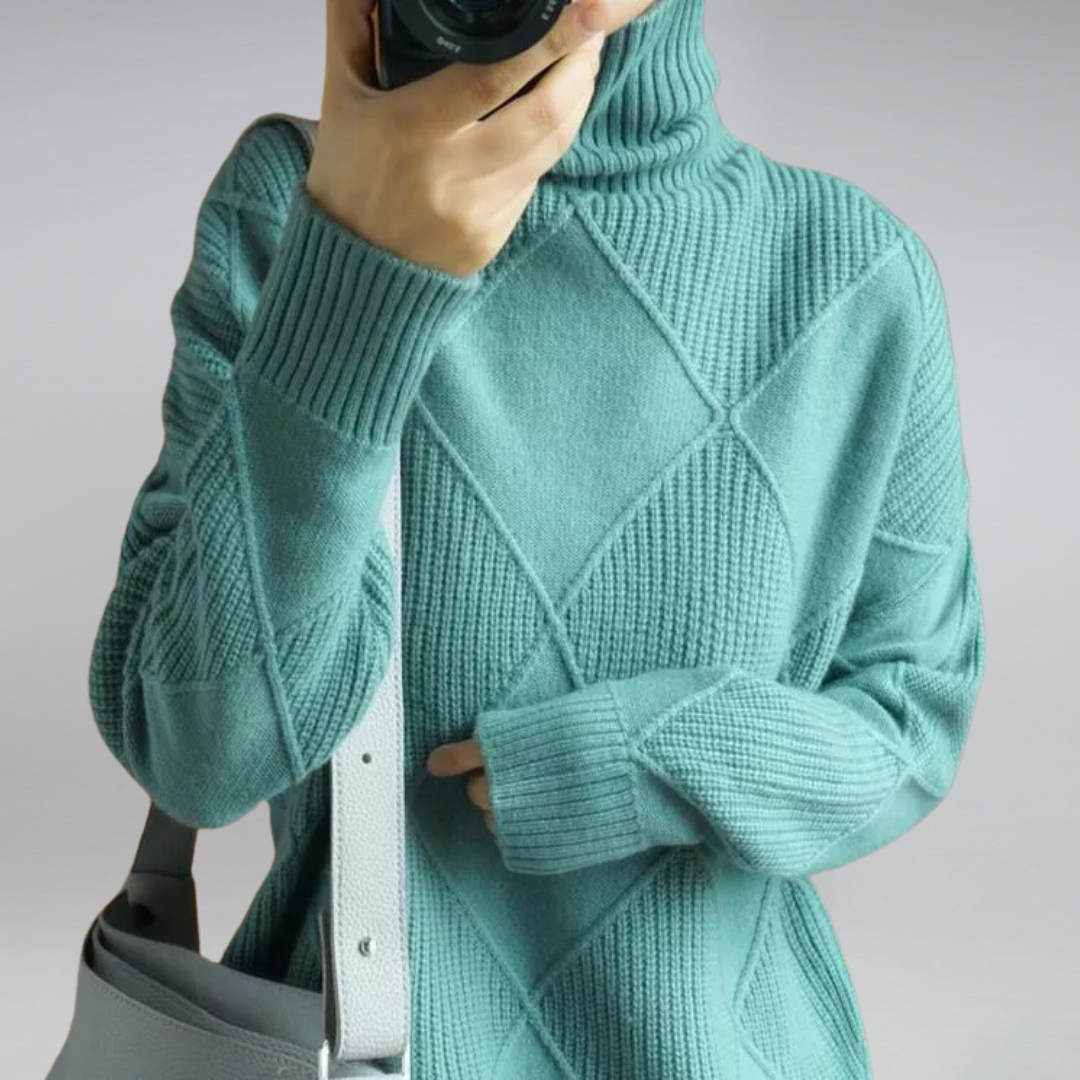 Stilvolle Rollkragenpullover