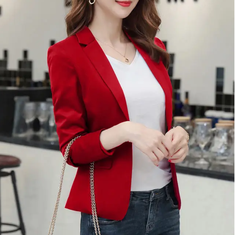 GR | Elegant women's blazer with long sleeves, ideal for work