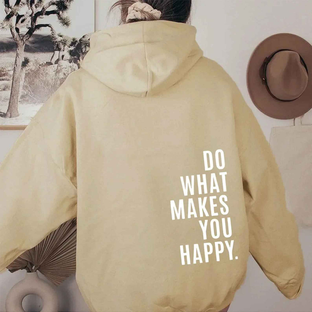 GR - Damen Hoodie - Lässiger Streetstyle mit Schriftzug