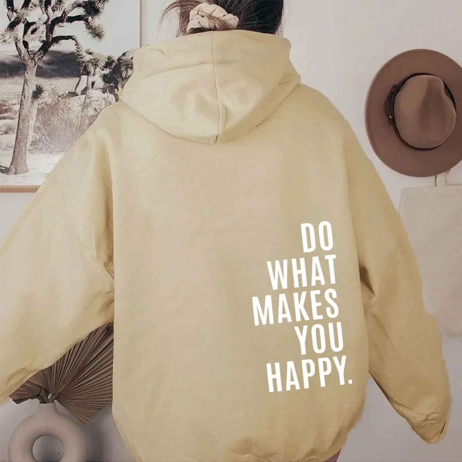 GR - Damen Hoodie - Lässiger Streetstyle mit Schriftzug