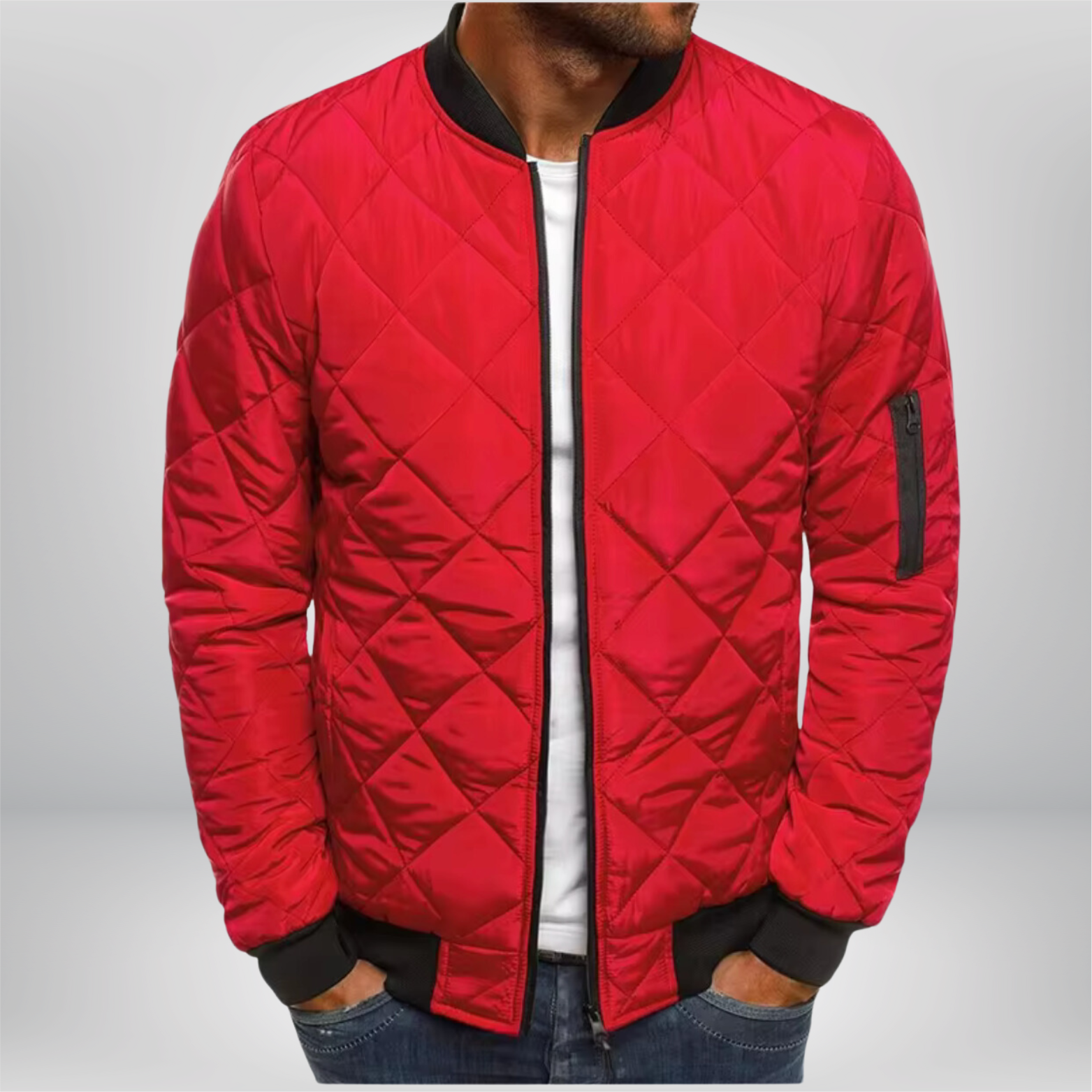 GR | Padded bomber jacket