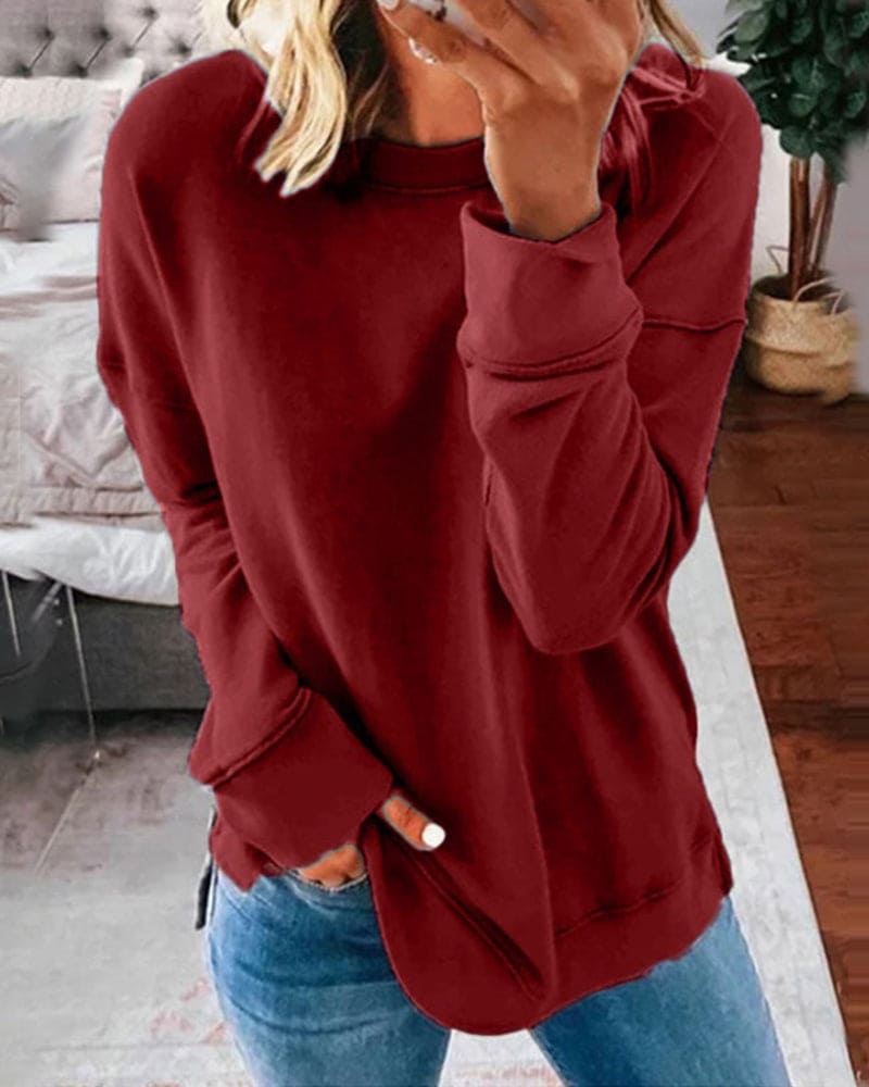 GR | Solid Color Women's Sweatshirt