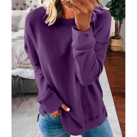 GR | Lässiger Plus Size Pullover Für Frauen
