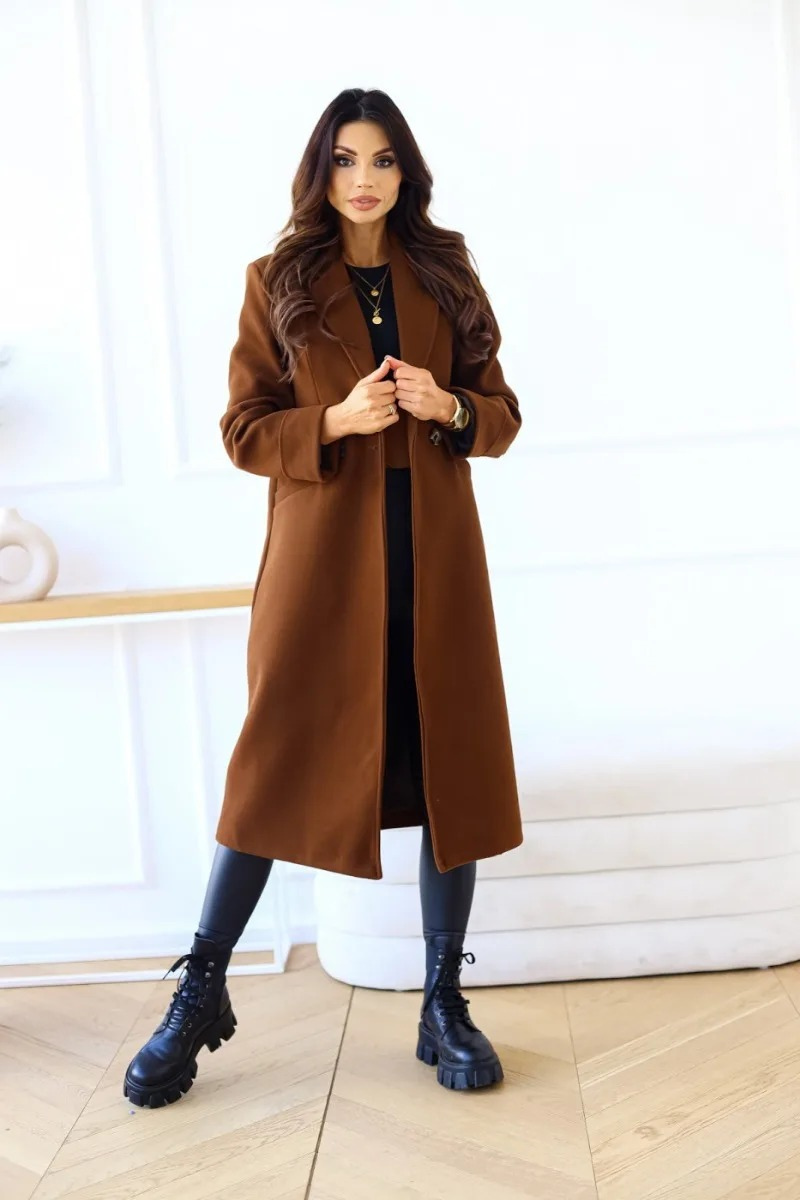 GR | Classic long trench coat with