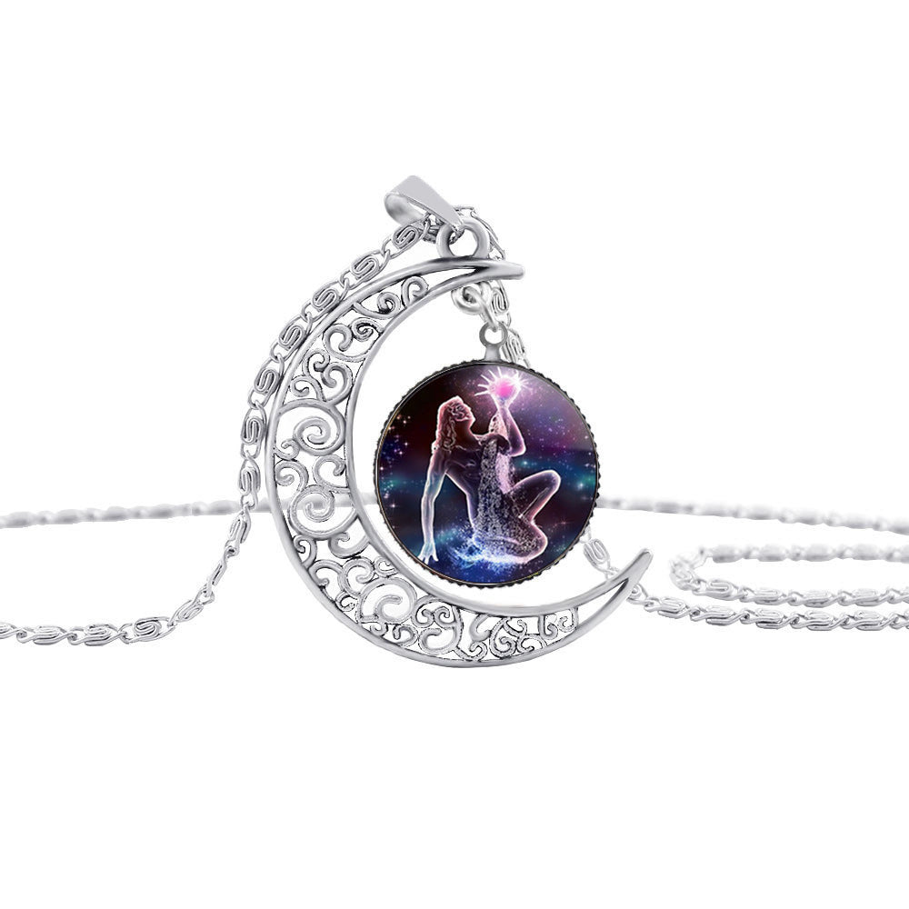 GR | Moon Zodiac Necklace