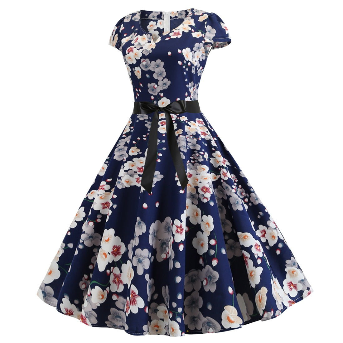 GR | Damenkleid für Hochzeitsgäste mit weitem Saum