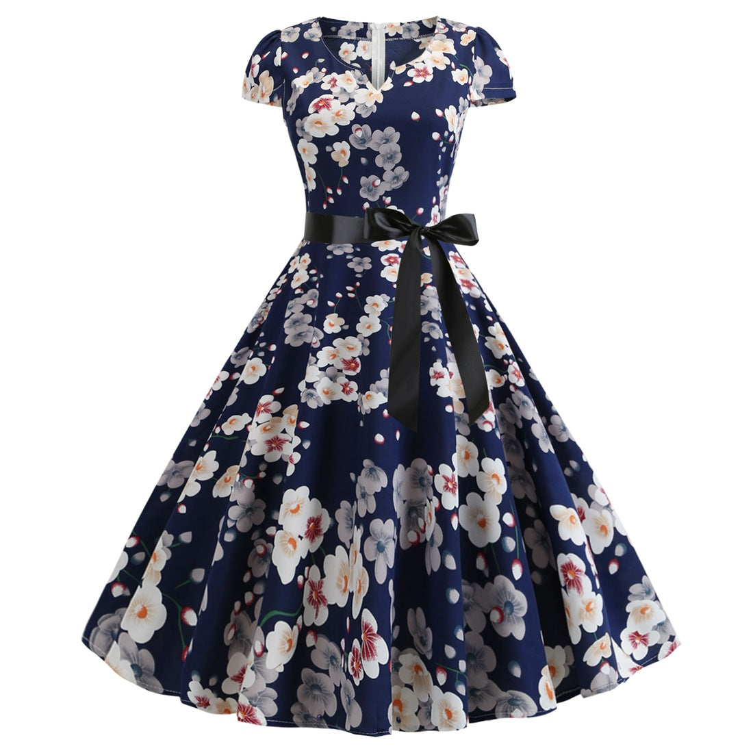 GR | Damenkleid für Hochzeitsgäste mit weitem Saum
