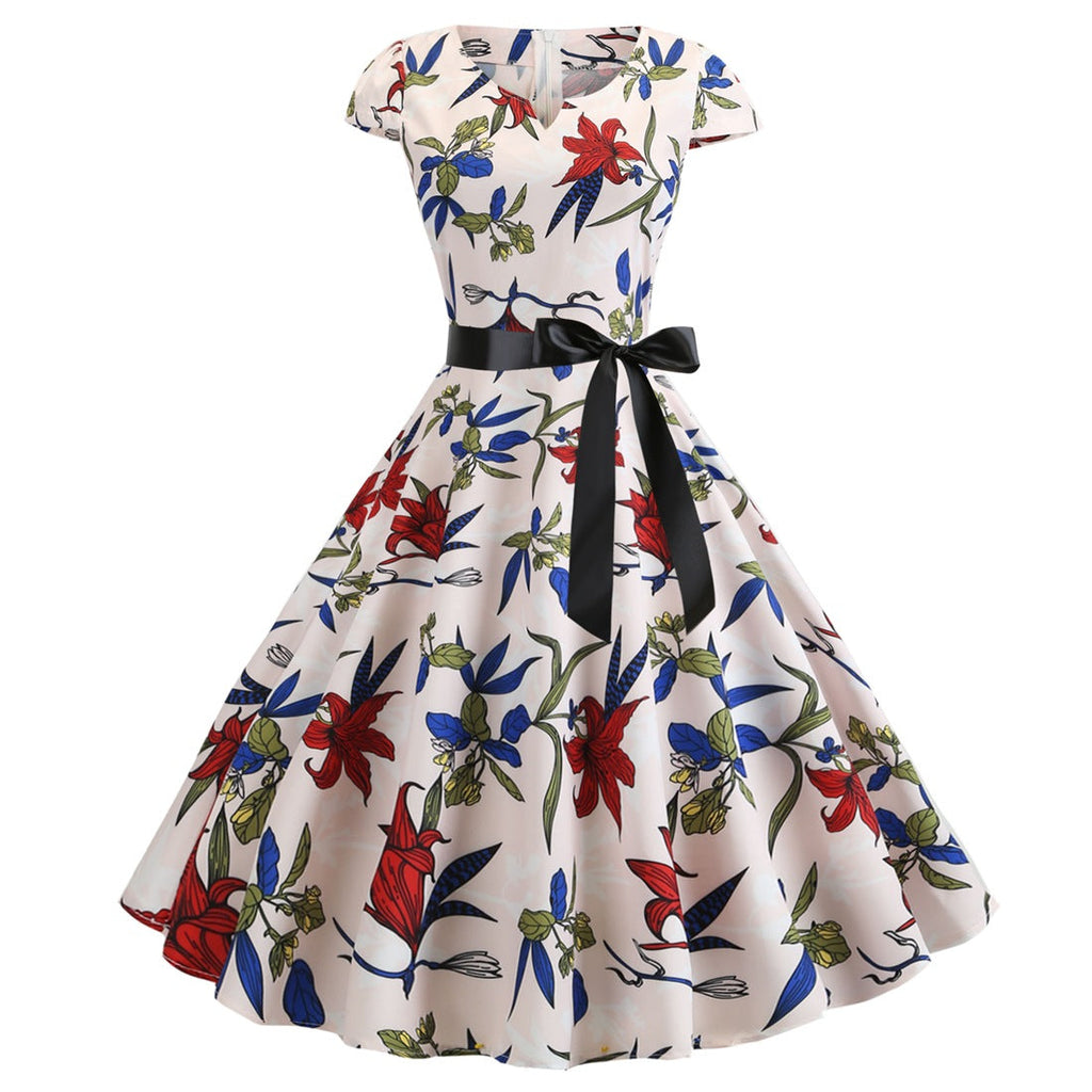 GR | Damenkleid für Hochzeitsgäste mit weitem Saum