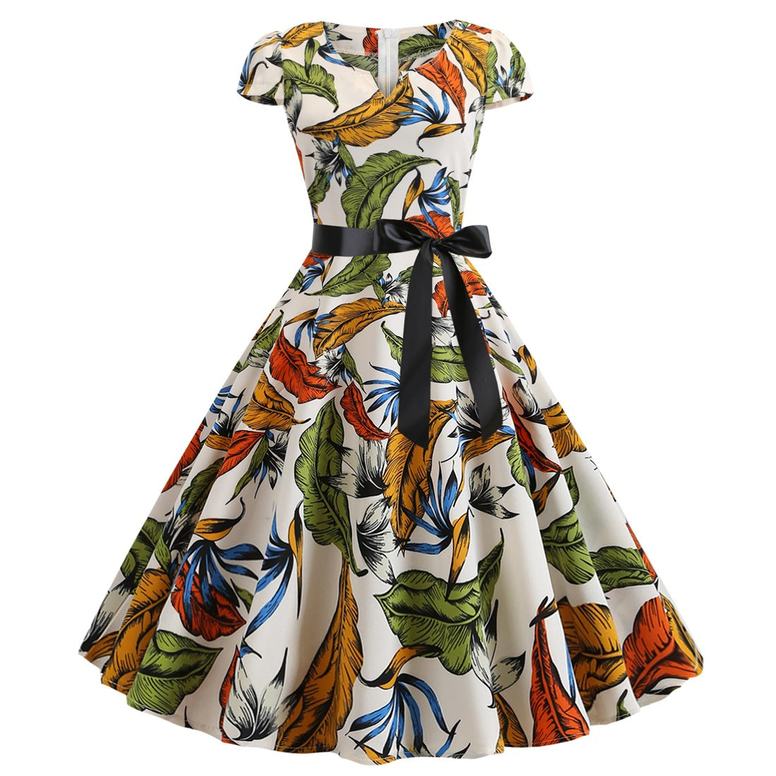 GR | Damenkleid für Hochzeitsgäste mit weitem Saum