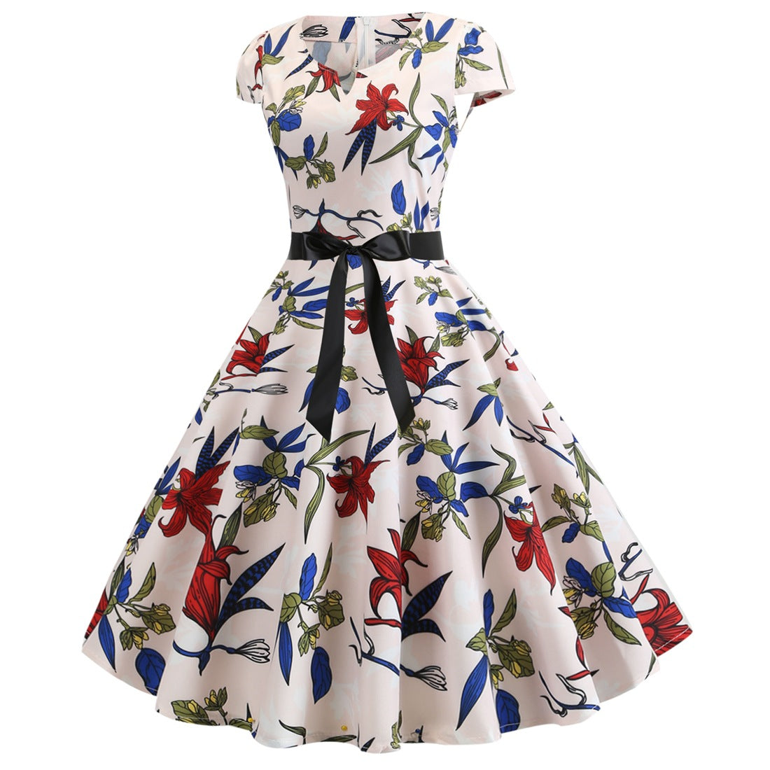 GR | Damenkleid für Hochzeitsgäste mit weitem Saum