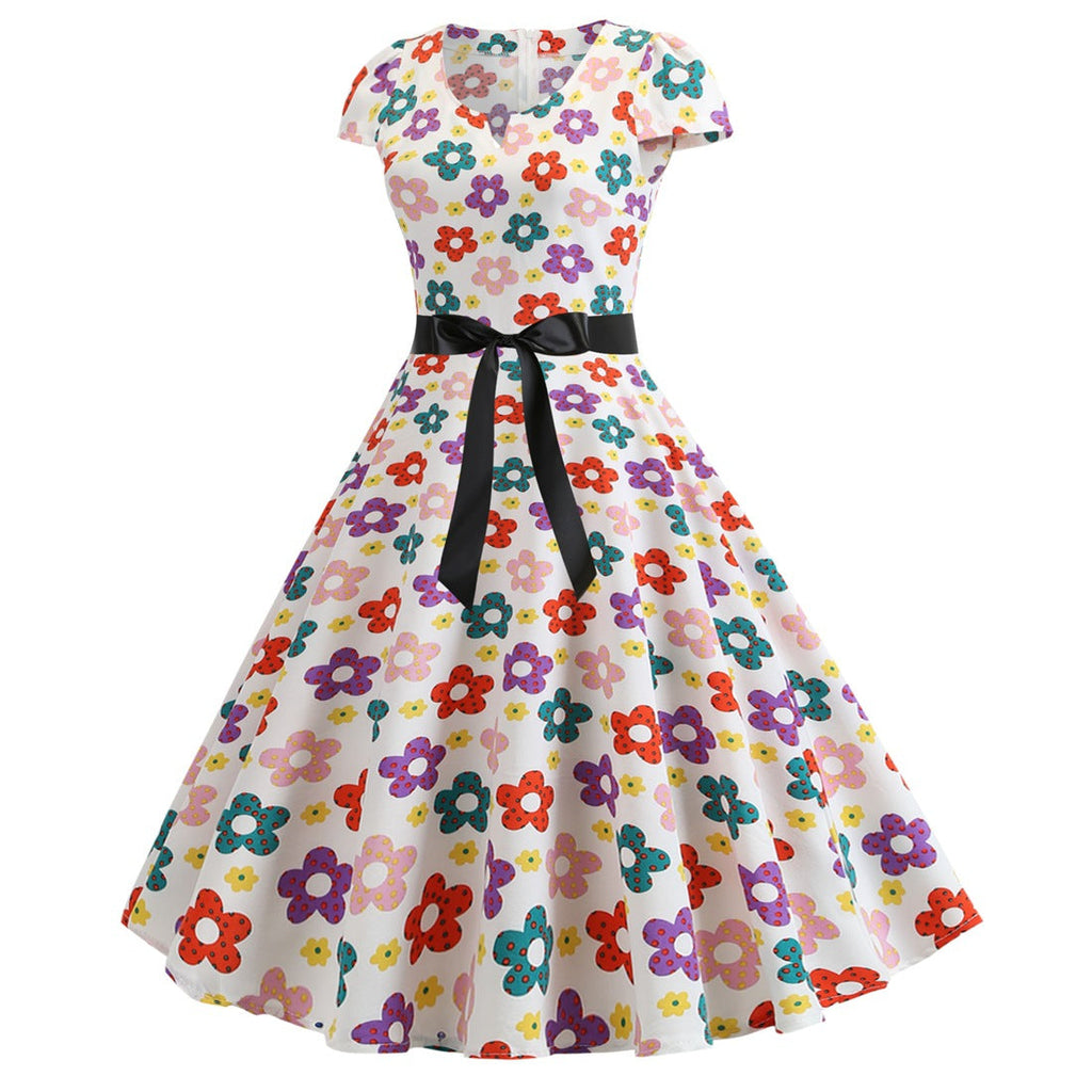 GR | Damenkleid für Hochzeitsgäste mit weitem Saum