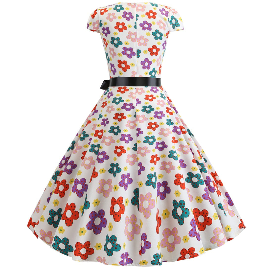 GR | Damenkleid für Hochzeitsgäste mit weitem Saum