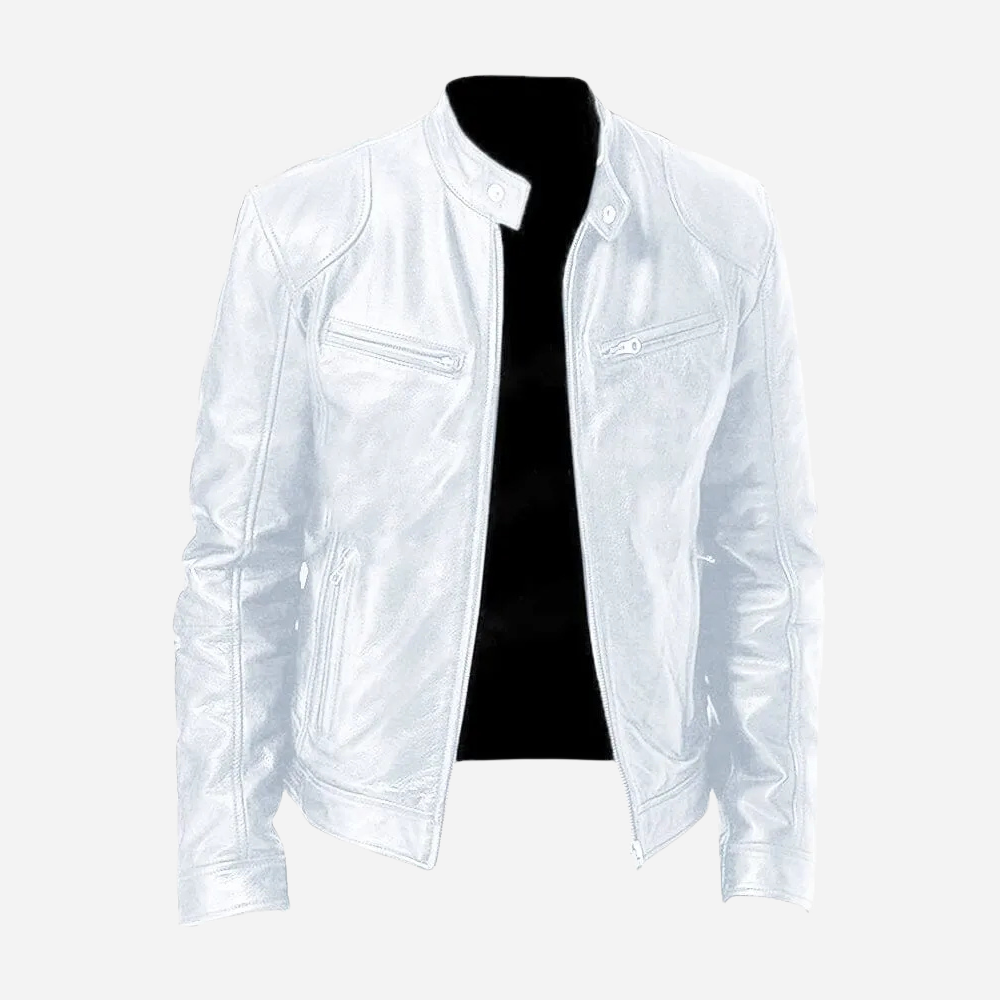 GR | Stylish Moto Leather Jacket