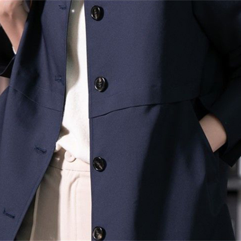 GR | Classic women's trench coat, simply tied, tailored women's coat