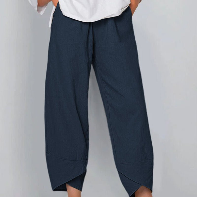 GR | Women's Trousers Lightweight Cotton and Linen Women's Summer Comfort