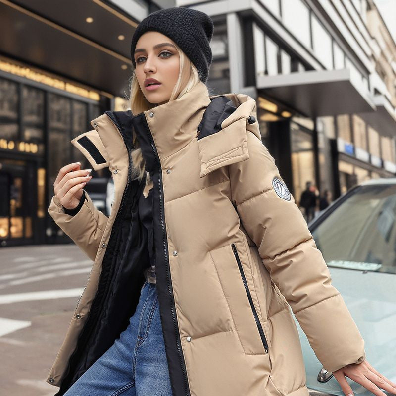 GR | Stylish hooded cotton jacket with sleeve logo