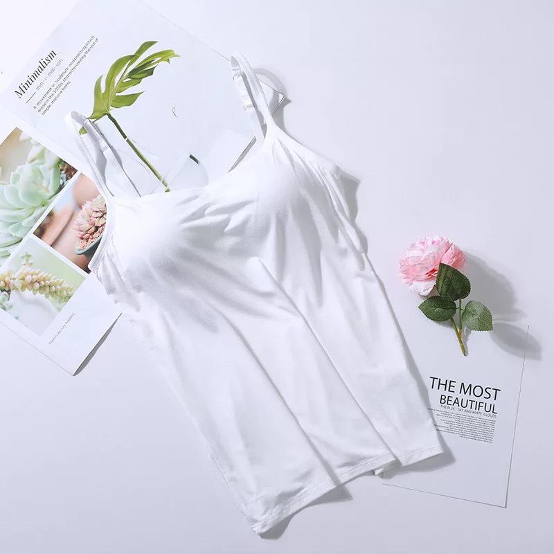 GR | Comfortable tank top with integrated bra for women