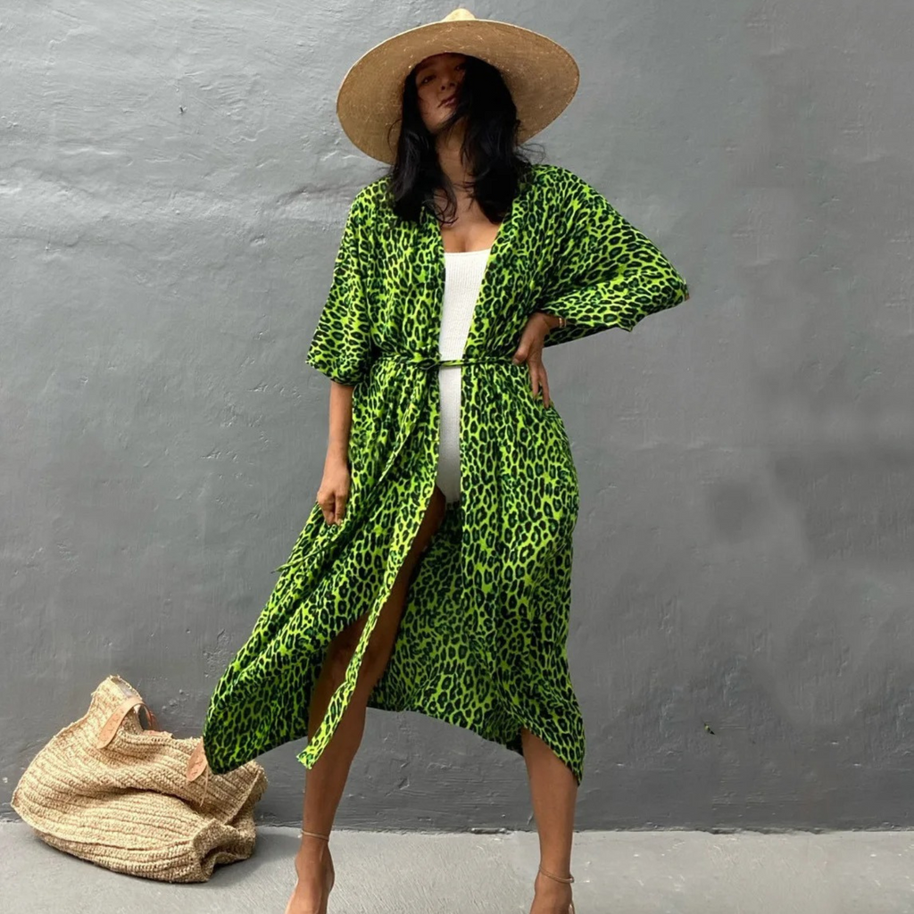 GR | Sommer Print Kimono Für Damen