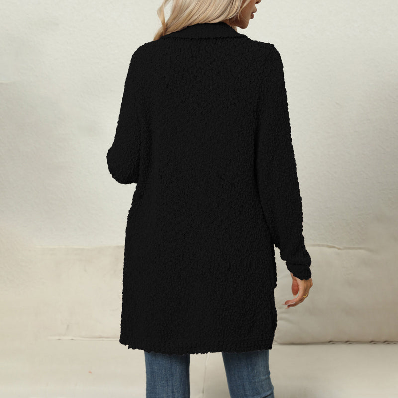 GR | Lässiger Einfarbiger Cardigan
