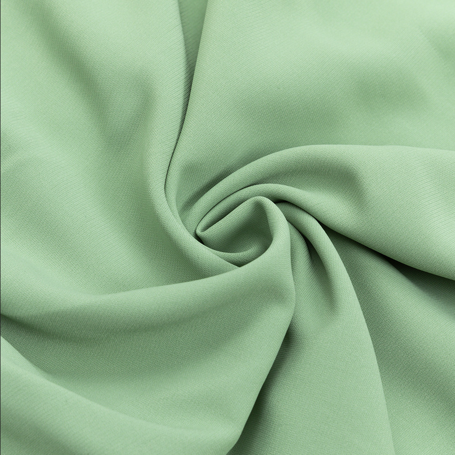 Asymmetrical, figure-hugging midi dress with draping detail | Green