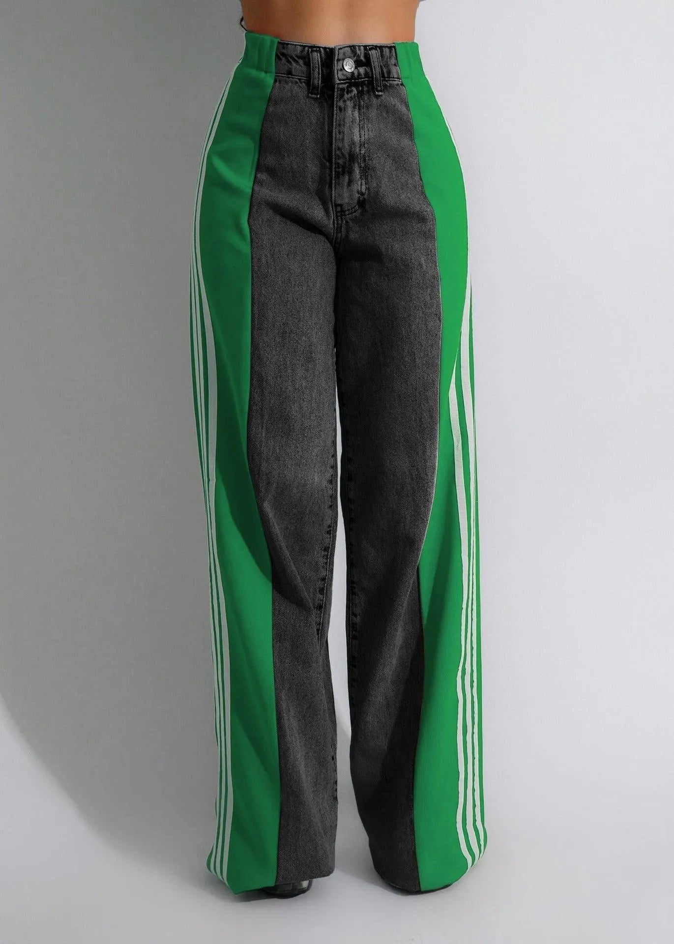 GR | Wide-leg denim trousers