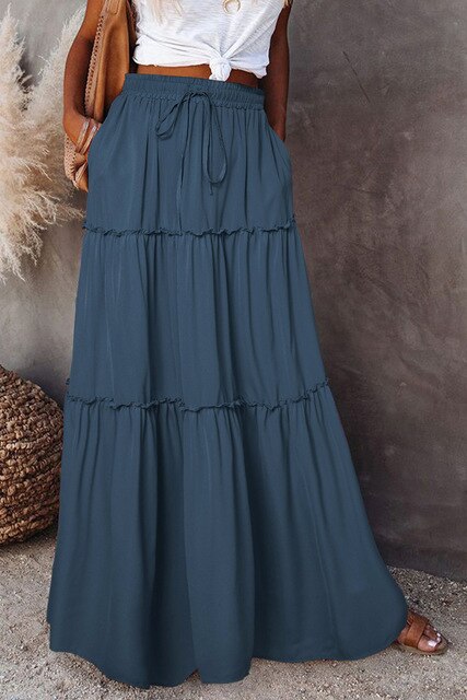 GR | Hoch-taillierter Rock im Boho-Stil