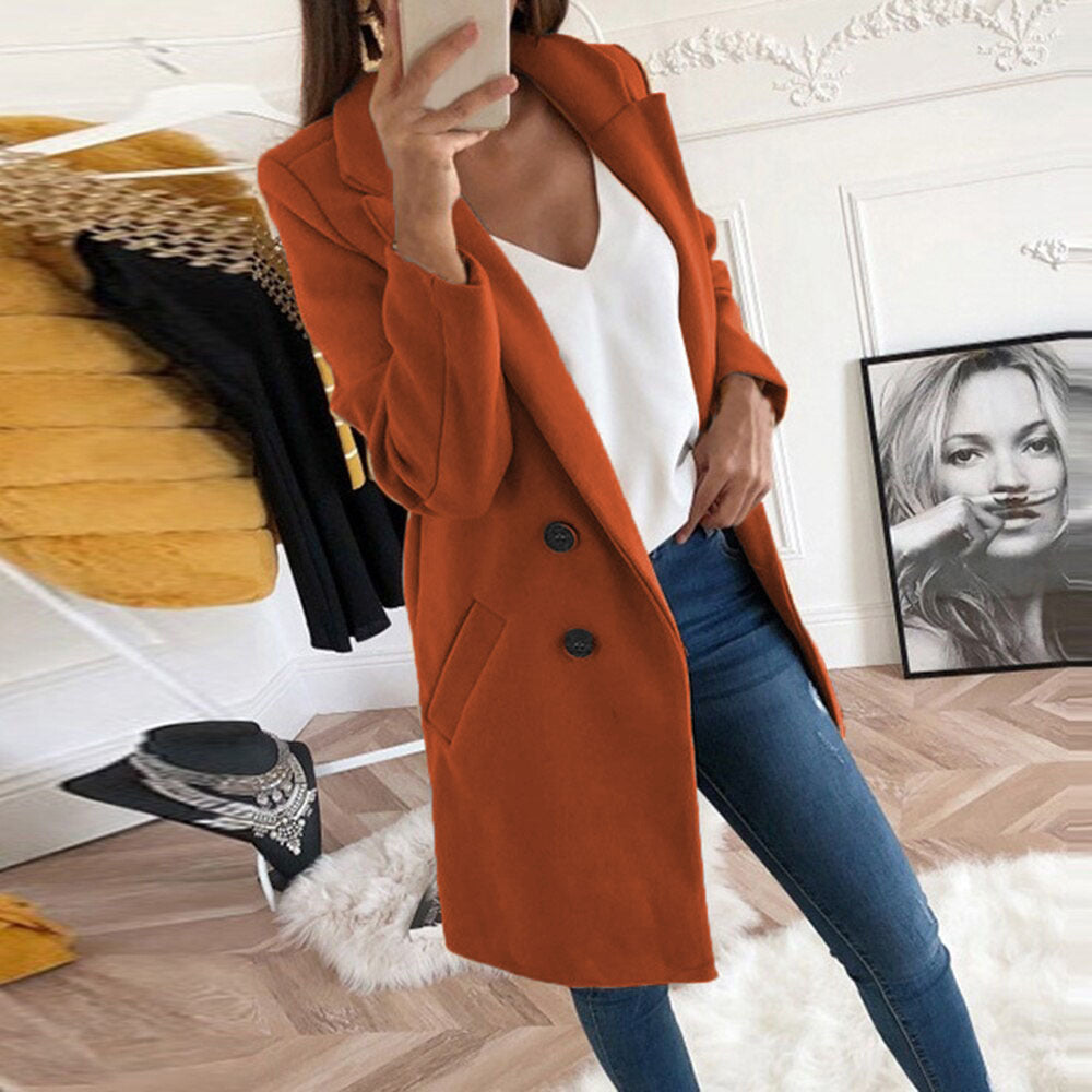 GR - Warm and Comfortable Long Jacket