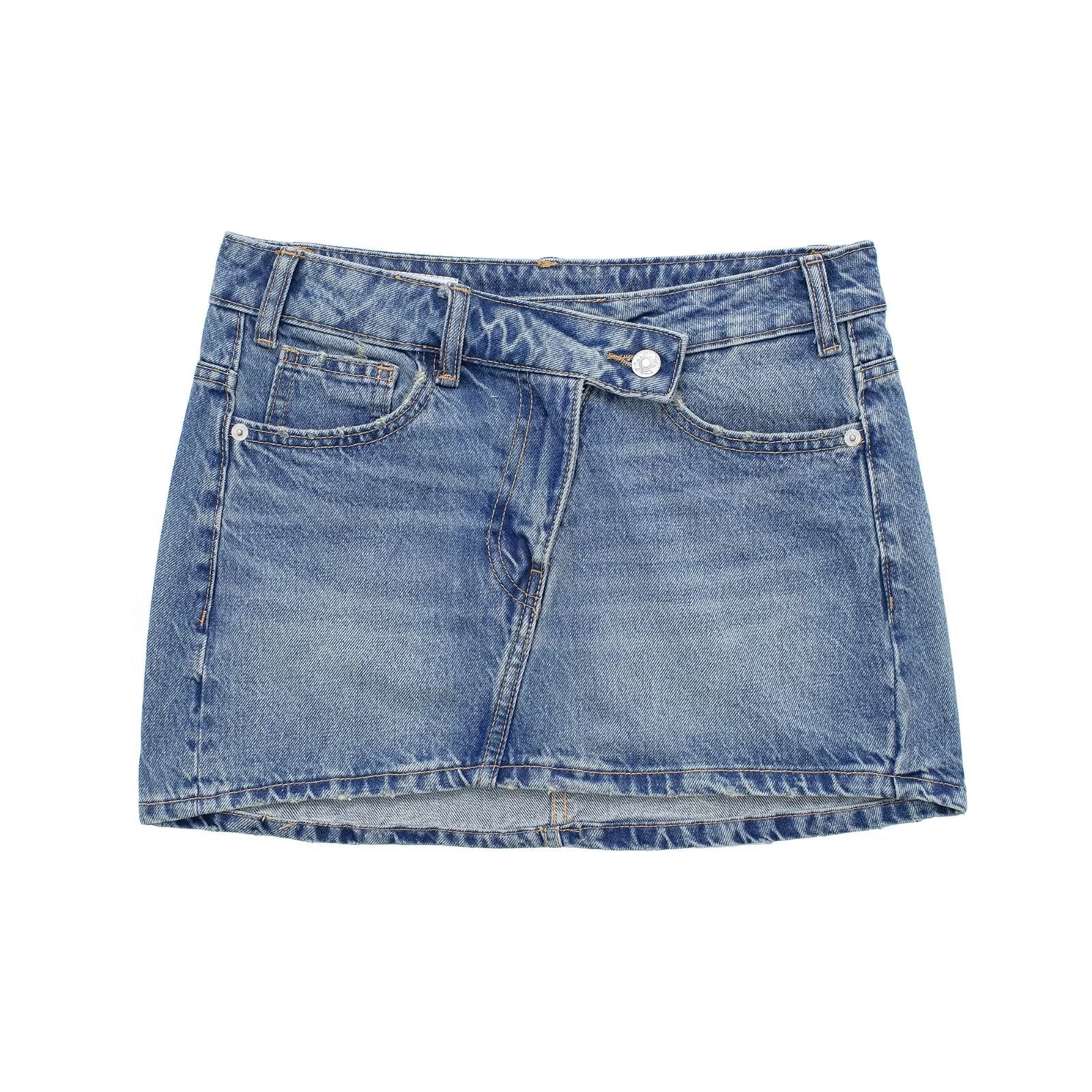 GR | Summer Women's Low Waist Everything Matching Jeans Mini Skirt