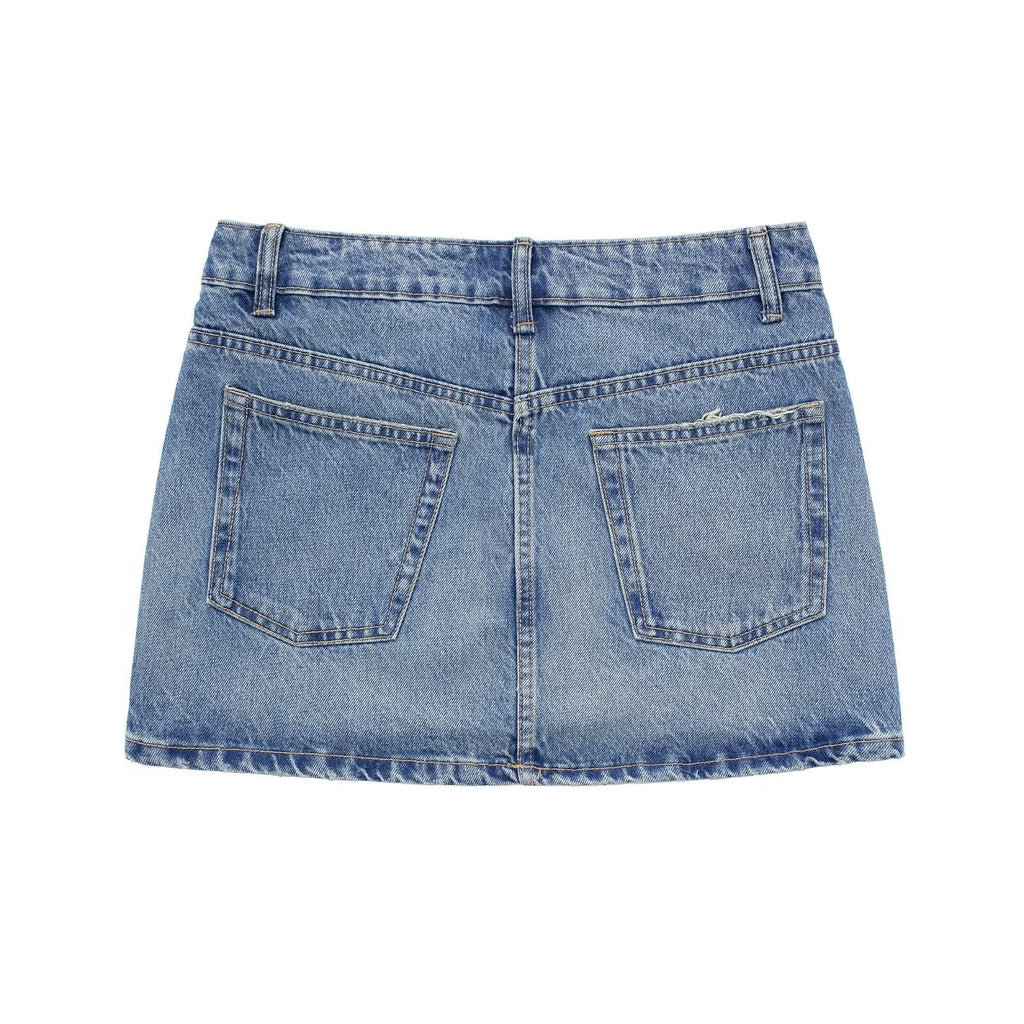 GR | Summer Women's Low Waist Everything Matching Jeans Mini Skirt