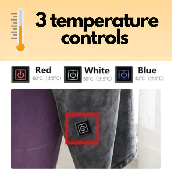 GR | Warm fleece blanket | With temperature control