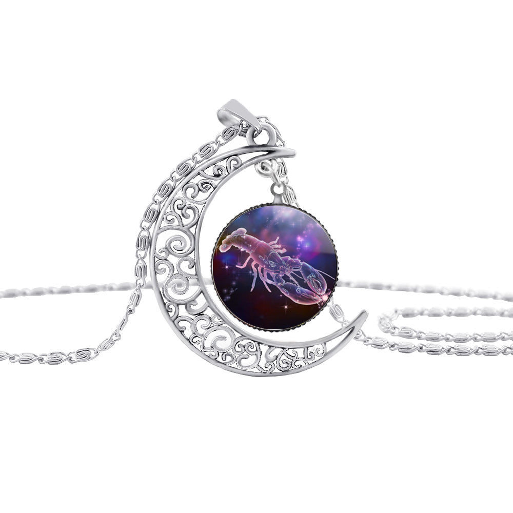 GR | Moon Zodiac Necklace